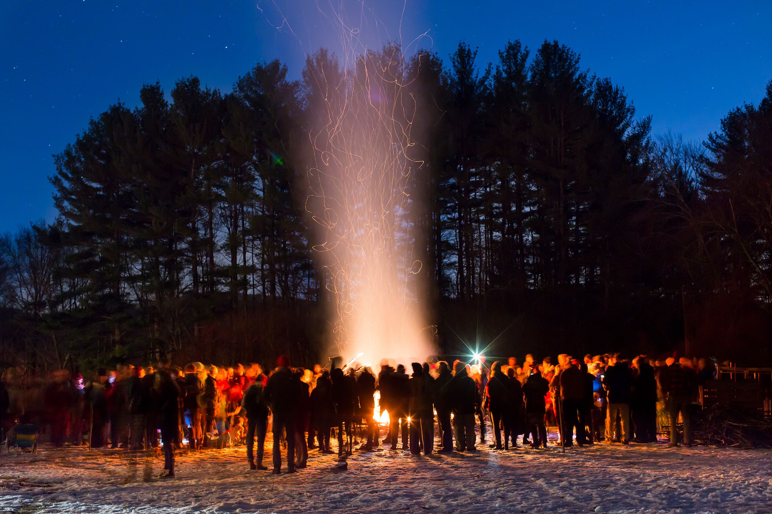 Winter Solstice at Arcadia is one of the most exciting winter events in Western MA!
