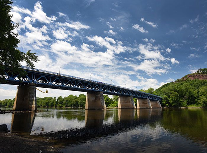 Historic bridges in Western MA are popular sites.